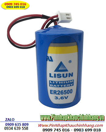 Lisun ER26500; Pin nuôi nguồn Lisun ER26500 lithium 3.6v C 9000mAh chính hãng